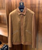 Zegna Leather (Suede) Jacket With Original Packing.