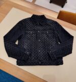 Louis Vuitton Denim Jacket With Denim Pant Two Pics Set. - Image 3