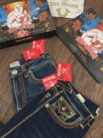 True Religion Boot Cut Denim Jeans Pant For Men. - Image 3