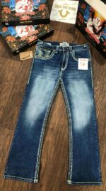 True Religion Boot Cut Denim Jeans Pant For Men.
