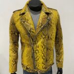 Snakeskin Jackets Python Skin Coats for Men