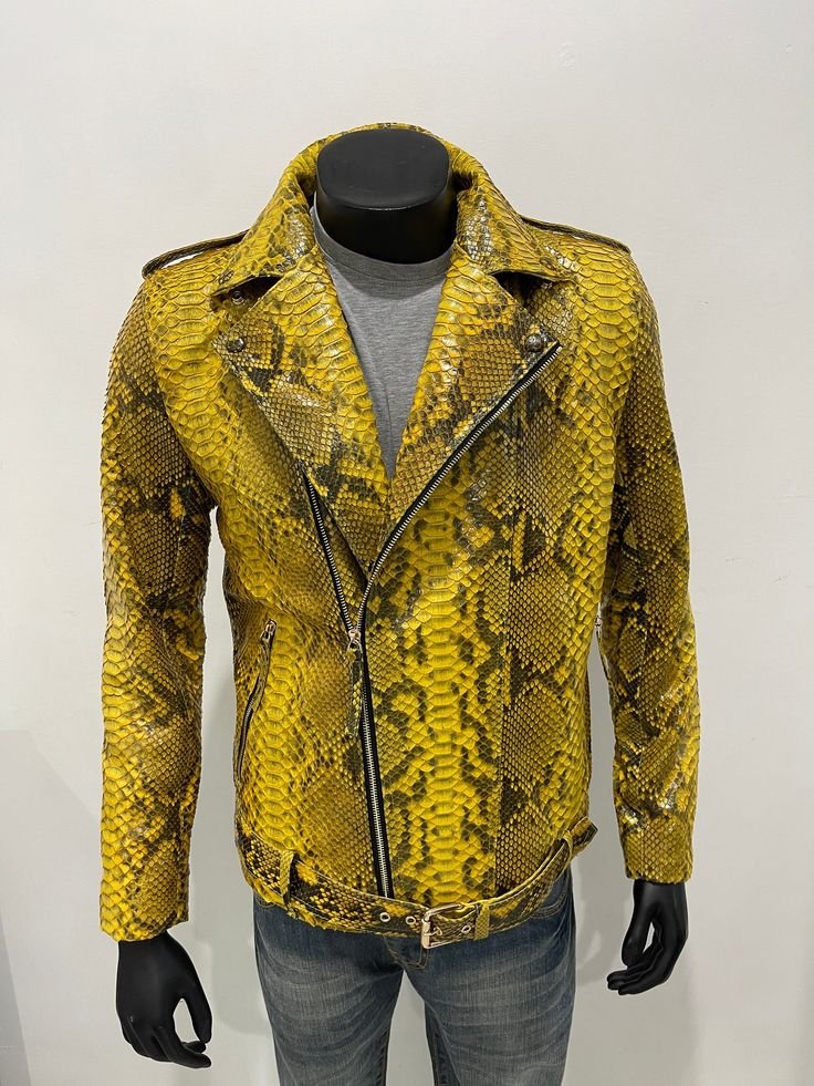 2025/10/1000135003.jpg Snakeskin Jackets Python Skin Coats for Men - Image 1