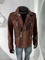 Snakeskin Jackets Python Skin Coats for Men.