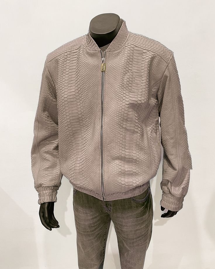 2025/10/1000135007.jpg Snakeskin Python Skin Jacket for Men. - Image 1