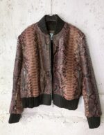 Snakeskin Jackets Python Skin Coats for Men
