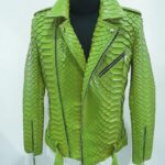 Snakeskin Jackets Python Skin Coats for Men