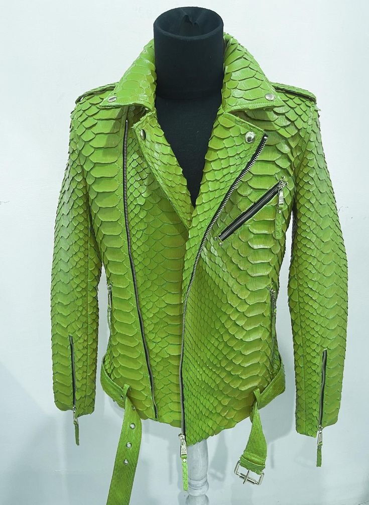2025/10/1000135012.jpg Snakeskin Jackets Python Skin Coats for Men - Image 1