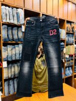 Daquard Denim Jeans Pant.