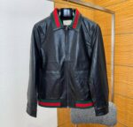 Gucci Leather (Suede) Jacket For Men With Authentic Packing.
