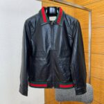 Gucci Leather (Suede) Jacket For Men With Authentic Packing.