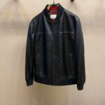 Gucci Leather (Suede) Jacket For Men With Authentic Packing.