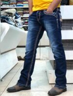 Rock Revival Boot Cut Denim Pant For Men.