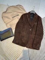 Tom Ford Leather (Suede) Blazer Jacket.