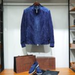 Lora Piana Leather (Suede) Men's Jacket With Original Packing. - Image 2