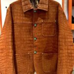 Louis Vuitton crocodile Leather Jacket With Original Packing.
