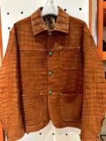 Louis Vuitton crocodile Leather Jacket With Original Packing.