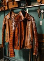 Brucegao Snakeskin Jackets Python For Men.