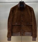 Lora Piana Leather (Suede)  Jacket.