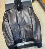 Saint lauren Paris Men's Leather Jacket With Original Packing.