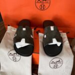 Hermes Slippers For Men With Authentic Packing.