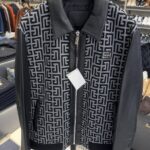 Balmain Men's Leather Jacket.