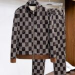 Louis Vuitton Monogram Jip Jacket With Trouser Two Pics Set.