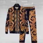 Versace Jip Jacket With Trouser Two Pics Set With Original Packing.