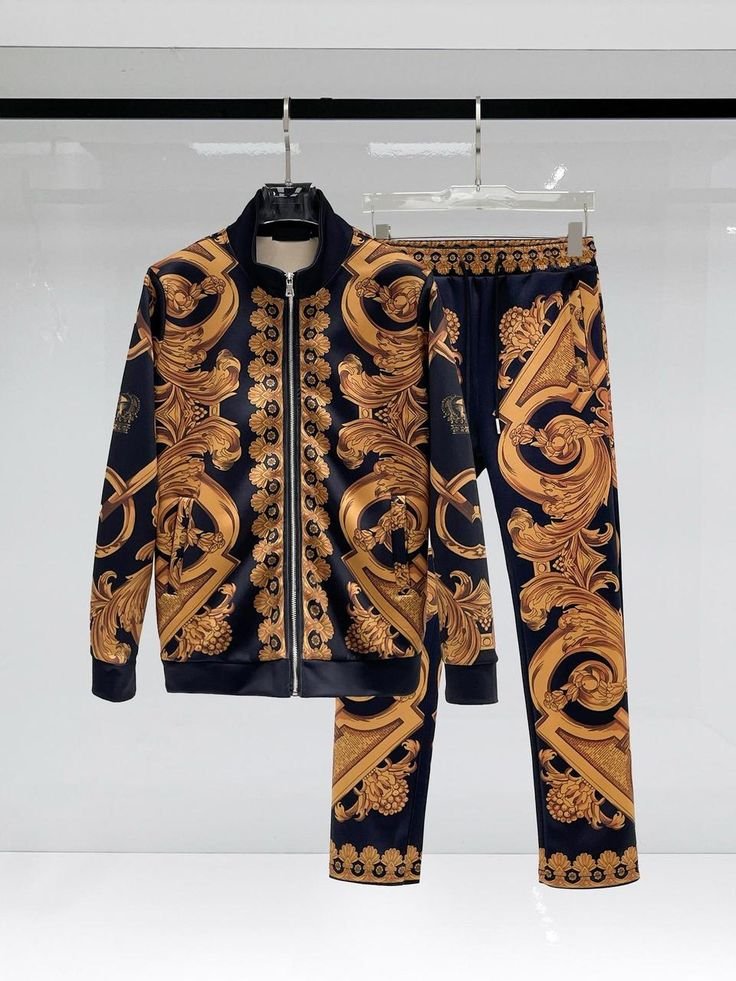 2026/01/1000301977.jpg Versace Jip Jacket With Trouser Two Pics Set With Original Packing. - Image 1