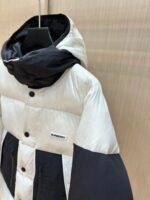 Burberry Hooded Color-Block Down Jacket With Original Packing. - Image 5