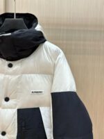 Burberry Hooded Color-Block Down Jacket With Original Packing. - Image 6
