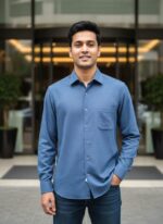 Massimo Dutti Men's Full Sleeve Shirt With Original Packing - Image 15