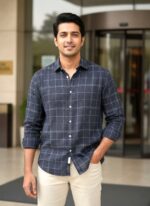 Massimo Dutti Men's Full Sleeve Shirt With Original Packing - Image 4