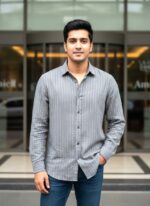 Massimo Dutti Men's Full Sleeve Shirt With Original Packing - Image 6