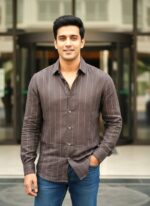 Massimo Dutti Men's Full Sleeve Shirt With Original Packing - Image 2