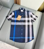 Burberry Men's Half Sleeve Shirt With Original Packing.