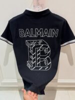 Balmain Paris Men's Polo Shirt. - Image 4