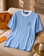 Louis Vuitton Premium Knit Texture Tee (Men). - Image 2
